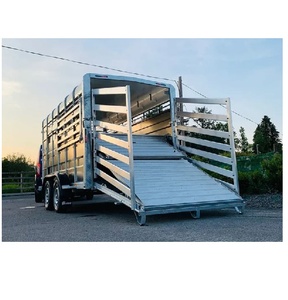 Commercial Livestock <b>Farm</b> <b>Trailer</b> with 14ft box length and 3500kg gross vehicle weight capacity ready for work - Product Image 3