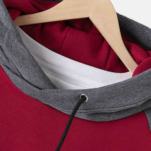 Nueva Llegada, Sudadera con Capucha Unisex de Moda, Talla Grande, Informal, para Invierno, con Logotipo Personalizado, Gruesa, 100% Algodón, Color Sólido, Sudadera con Capucha para Hombre - Product Image 4