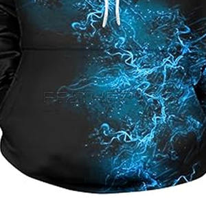 Sudadera con capucha con estampado de algodón 100% 3D informal para hombre Nuevo estilo Invierno Patrón sólido Bajo MOQ Mejor calidad Precio al por mayor - Product Image 6
