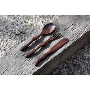 Juego de Cubiertos de Madera Moderna con Mangos de Diseño, Marca ACME, Color Personalizado, Logotipo, Cubiertos Elegantes para Hotel, Restaurante y Uso Doméstico - Product Image 3