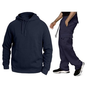 เสื้อฮู้ดโอเวอร์ไซส์350gsm ผ้าคอตตอนพื้นฐานสีดำพิมพ์โลโก้ได้ตามต้องการ - Product Image 6