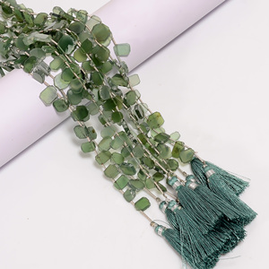 Perles de Serpentine, perles de tranche de Serpentine, perles de pierres précieuses Serpentine, perles de Serpentine pour la fabrication de bijoux, perles de pierres précieuses en vrac - Product Image 3