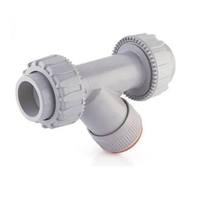 ตัวกรองน้ำแบบ PPH ชนิด Y สำหรับอุณหภูมิสูง ท่อเชื่อมชนแบบ PP พร้อมตัวกรองพลาสติกแบบหลอมร้อนติดตั้งเร็ว ขนาดพอร์ต 4 นิ้ว - Product Image 2