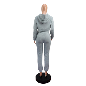 Trajes deportivos de algodón con forro polar, ropa deportiva de talla personalizada, OEM, precio al por mayor - Product Image 2