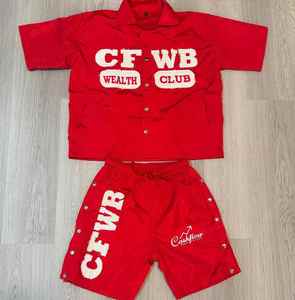 Conjunto de pantalones cortos de calle personalizados para hombre 2025 cortavientos de nailon transpirable con traje de jogging de Color de contraste sólido conjunto corto de dos piezas - Product Image 2