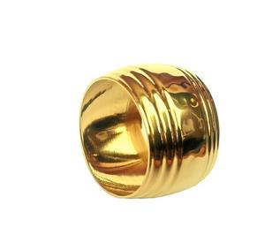 Rond de serviette de luxe en métal doré avec abat-jour noir Long Designer pour la fête de mariage et le réglage de la table de vacances pour la décoration intérieure - Product Image 3