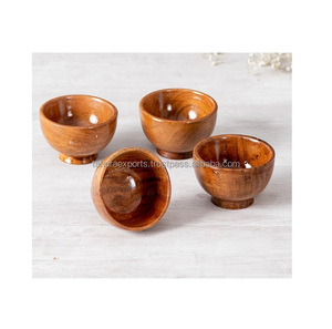 Cuencos para servir ensalada de frutas de madera de Venta caliente en tamaño de forma personalizada y acabados para decoración del hogar y suministros para fiestas - Product Image 1