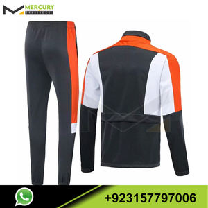 ชุดวอร์มผ้าฝ้ายโพลีเอสเตอร์ลายเรียบ,ชุดวอร์มสำหรับผู้ชายดีไซน์เรียบง่ายผลิตจากปากีสถาน - Product Image 3