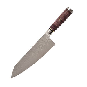 มีดเชฟในครัวดามัสกัสใบมีดตัดเนื้อทำจากเหล็กระดับมืออาชีพ - Product Image 1