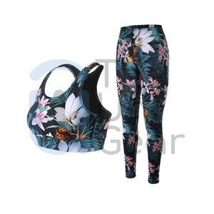 Conjuntos de gimnasio personalizados de talla grande para mujer, chándal de yoga sin costuras de 2 piezas, ropa deportiva de entrenamiento más vendida con sujetador sólido y mallas - Product Image 6