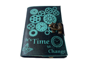 Bloc-notes quotidien Antique en cuir gaufré vintage fait à la main carnet de croquis carnet de voyage cahiers pour écrire Journal - Product Image 5