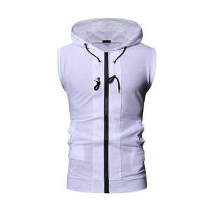 New Fashion Style Winter Wear <b>Hoodies</b> Lightweight Cheap Price Breathable <b>Men</b> <b>Sleeveless</b> <b>Hoodies</b> - Product Image 1