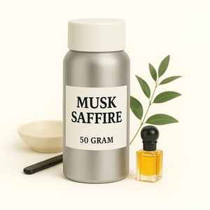 Huile de parfum concentrée de haute qualité Musk Saffire 250, écologique, sans alcool, parfum de luxe longue durée pour un usage quotidien - Product Image 1