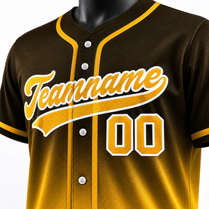 Maillot de baseball pour homme, dernier design, vente en gros, 100% polyester, respirant et élégant, service OEM disponible - Product Image 6