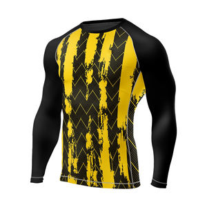 Performance Long Sleeves Sublimation Design Custom <b>MMA</b> <b>Rash</b> <b>Guards</b> Men's Sportswear Compression Shirts Grappling BJJ <b>Rash</b> <b>Guard</b> - Product Image 3