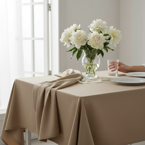 Premium Duck Cloth Luxury <b>Tablecloth</b>-Waterproof Eco-Friendly Strong Long Lasting Minimalist Design for Rustic Weddings Farmhouse - Product Image 1