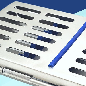 Plateau de stérilisation en autoclave Conteneur de stérilisation Équipement dentaire chirurgical Plateau de cassette de stérilisation - Product Image 6