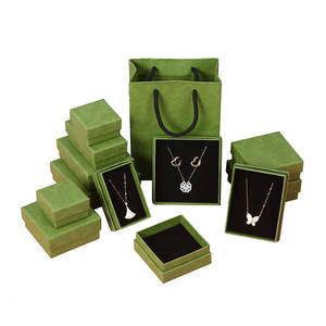 Caja de joyería de aguacate Caja de joyería vintage Collar Anillo Pendiente Paquete de regalo Almacenamiento Precio al por mayor - Product Image 1