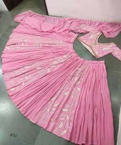 Nouvel Arrivage : Lehenga Choli de style Bollywood, dernier design, lourd, avec blouse non cousue, chez Alphanumero Corporation Alphanumero - Product Image 3