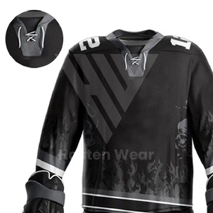 Cá nhân hoá thiết kế thăng hoa in ấn Hockey trên băng mặc bộ đồng phục 100% polyester Hockey đồng phục Set Made in Pakistan - Product Image 6
