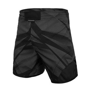 Shorts MMA pour hommes de bonne qualité, unis et vierges, vente en gros, impression de logo personnalisée, transfert thermique, coton extensible, polyester, vêtements de sport - Product Image 1