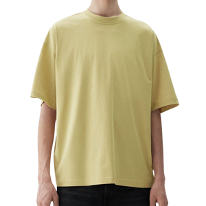 Camisetas al por mayor personalizadas de corte regular con hombros caídos, transpirables y lisas para hombre, tallas grandes y altas, con logo. - Product Image 6