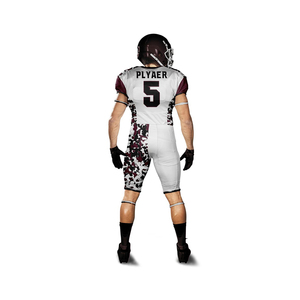 Nueva sublimación impresa personalizada Nuevo diseño Uniformes de fútbol americano Deportes de fútbol y ropa de equipo Uniforme de fútbol americano - Product Image 3