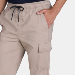 Slim Fit Running Comfortable Casual Streetwear Sweatpants Breathable Solid Color Joggers Straight Multi-Pocket Men's Pants - Product Image 4