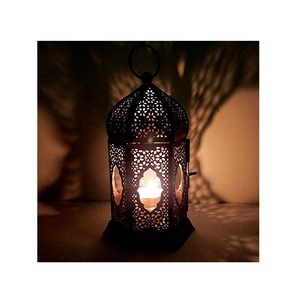 Farol Marroquí Moderno de Metal, Hecho a Mano en India, Decoración de Mesa, Ecológico, para Hogar u Oficina, Última Calidad para Navidad - Product Image 5