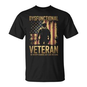 T-shirt per veterani disfunzionali - Niente terapia richiesta Categoria promozionale - Product Image 1