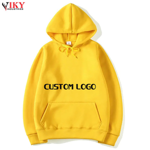 Custom Logo <b>Men's</b> Pullover Hoodies Comfort <b>Wash</b> Garment Dyed with Latest Design Knitted Fleece Weaving - Product Image 3