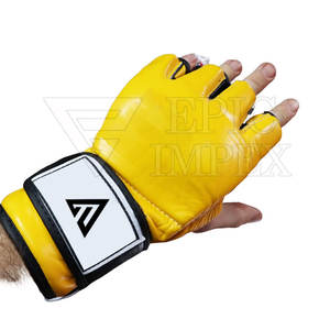Gants MMA professionnels pour l'entraînement Grappling Fighting Logo personnalisé Gants de gymnastique Prix d'usine - Product Image 3