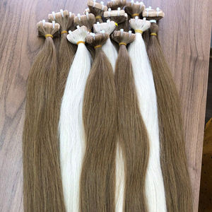 ¡CALIENTE! Extensiones de cabello con cinta de varios colores Calidad de lujo de fábrica en Vietnam Extensiones de cabello con cinta corta Vietnam - Product Image 1