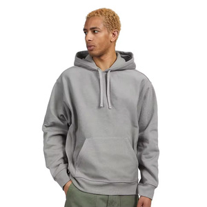 Sweat-shirts à capuche d'hiver pour hommes, personnalisables OEM avec logo, en coton molletonné respirant, écologiques, tricotés, avec poche, imperméables - Product Image 1
