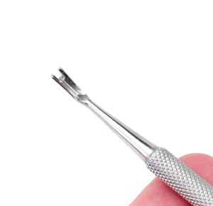 Outil de dissolvant de vernis à ongles en Gel Double face de qualité supérieure lame incurvée tondeuse à callosités fourche à peau morte poussoir à ongles pour les doigts - Product Image 3