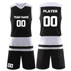 Uniforme de Baloncesto Personalizado por Sublimación, MOQ Bajo, Conjunto de Uniforme de Equipo, Ropa de Baloncesto, Talla Estadounidense, Uniformes de Baloncesto para Hombre y Mujer - Product Image 4