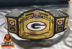 เข็มขัดแชมป์กรีนเบย์แพ็คเกอร์สสำหรับผู้ใหญ่ สวมใส่สบาย ทนทาน ขนาดเอวสูง  วัสดุสังกะสี 2 มม. และ 4 มม. - Product Image 2
