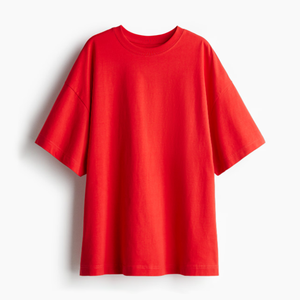 100 Cotton 305gsm Short Sleeve Breathable Casual Style for Summer High Quality <b>Weight</b> <b>Ladies</b> Loose T-Shirt Decorated with Letter - Product Image 1