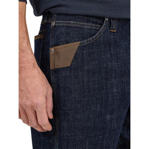 Short en jean lavé à l'acide pour hommes sur mesure Style vintage logo personnel broderie impression étiquette options d'étiquette approvisionnement OEM - Product Image 4