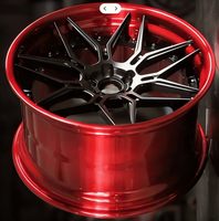 JWYC Jantes forgées en alliage 6061-T6 pour voitures de course, 2 pièces, 18 19 20 21 22 23 24 pouces, 5x112 5x114.3 5x120 pour voitures particulières, personnalisées