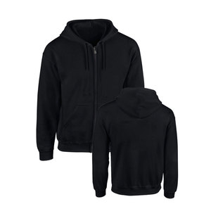 Sudadera con Capucha y Cremallera para Hombre, Sudadera de Forro Polar con Cremallera Completa, 100% Algodón, Invierno, con Bolsillos, Ligera, Cómoda, Impermeable y Transpirable - Product Image 1