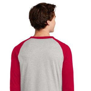 Casual de los hombres de manga 3/4 de béisbol raglán personalizable 100% algodón camiseta para la compra a granel de moda y de marca - Product Image 6