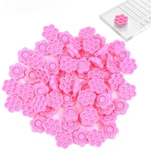 Anneaux à colle en forme de fleur, porte-pigments, outils pour les cils, vente en gros d'anneaux à colle pour cils, gobelet à colle pour extensions de cils - Product Image 1