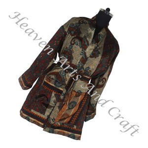 KS006 Beachwear Vintage Sari Kimono <b>Short</b> Manufacturer of Beachwear Vintage Sari Kimono <b>Short</b> <b>Cardigan</b> Vintage Sari Kimono <b>Short</b> - Product Image 3