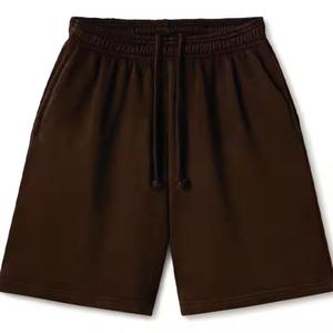 <b>Men</b> Plain 100% Cotton Fleece Sweat <b>Shorts</b> <b>Men's</b> Fashion Sweat <b>Shorts</b> <b>With</b> <b>Elastic</b> <b>Waist</b> Custom Man Casual Baggy <b>Short</b> - Product Image 1