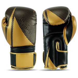 Superventas más nuevo 2023 mejor diseño PU guantes de boxeo de cuero Muay Thai Kick Fighting guantes de boxeo de competición - Product Image 3