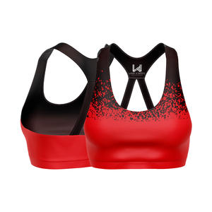 Soutien-gorge de sport pour femme à maintien élevé, sans coutures, avec coussinets amovibles, extensible dans quatre directions, dos nageur, pour yoga et gym - Product Image 4