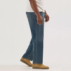 Pantalones Vaqueros Holgados de Mezclilla con Estilo para Hombre, Tallas Grandes, Moda Personalizada, Invierno 2026, Pantalones Rectos Suaves para Hombre - Product Image 3