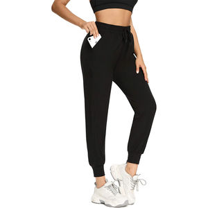 Joggers anti-transpiration de haute qualité fermeture à cordon respirant haut d'entraînement avant Style plat vente en gros Logo décoration OEM - Product Image 3