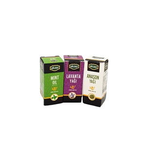 Boîtes de flacons d'huile essentielle miniatures personnalisées en gros, laminage mat, gaufrage, revêtement UV, utilisation cosmétique, recyclables, impression de logo - Product Image 6